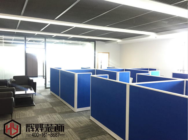 杭州士蘭微電子公司辦公室裝修項(xiàng)目已進(jìn)尾聲啦！